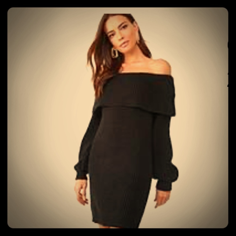 Off the shoulder sweater dress forever 21